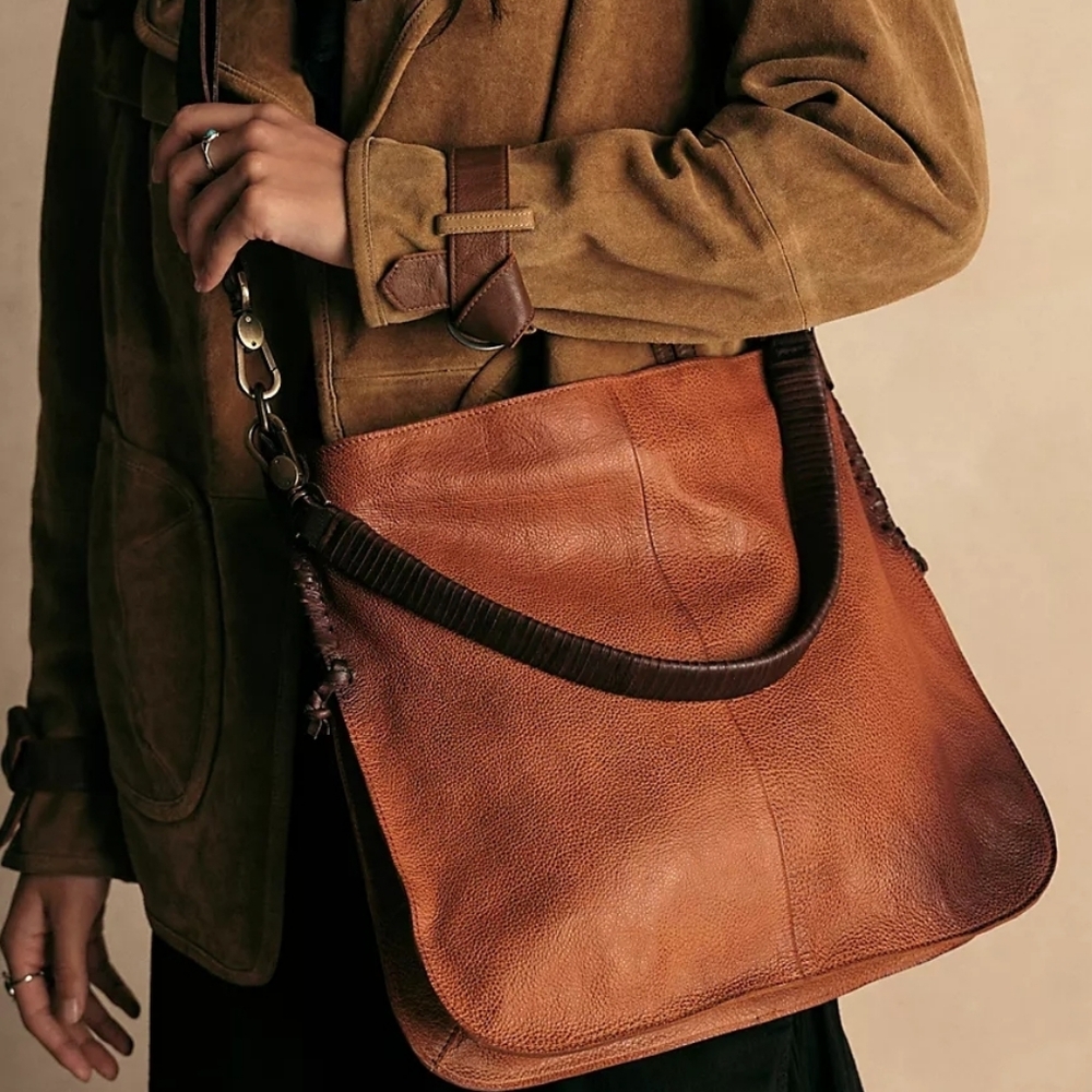 Free People We The Free Saratoga Leather Satchel